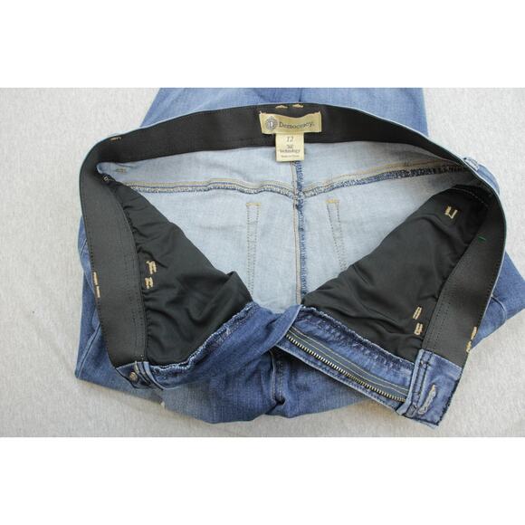 Democracy Jeans Womens 12 Blue Cotton Blend Stretch Ab Technology High Rise - Picture 3 of 7
